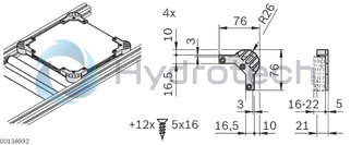 technical illustration-3842536054-Corner pieces for workpiece pallets