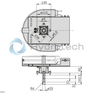 technical illustration-3842547381-Base unit KRA AL VFplus 90
