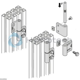 technical illustration-3842544562-Hinge, adjustable
