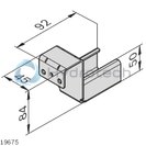 technical illustration-40X45 PLATE-Lean stop plate without stop