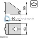 technical illustration-BEARING PEDEST.-Standard bearing pedestal