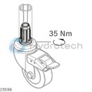 technical illustration-THREADED SLEEVE-Threaded sleeve D28L, PA