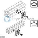 technical illustration-XLEAN RAIL HLDR-XLean adapter
