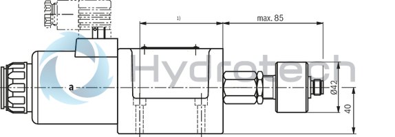 technical illustration-R901338517-Size 10, symbol J, electrical with solenoid, 24 V DC