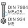 technical illustration-3842538656-End connector 30x30 set design<i>LINE</i>