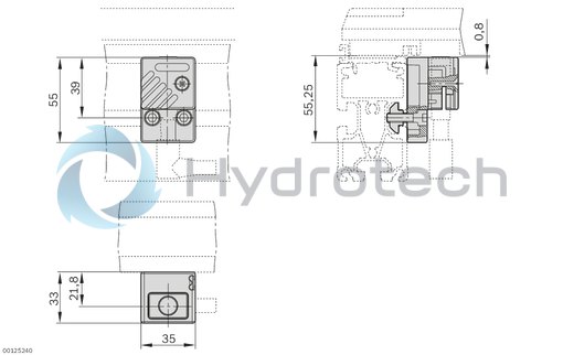 technical illustration-3842545533-Assembly kit for SH 2/U-H on ST 5/OC