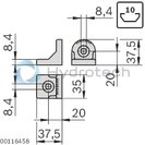 technical illustration-GUSSET R40X43-Bracket R40x43 set (standard)