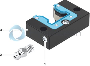 technical illustration-R161942500-Front lube unit (KSF) - 45