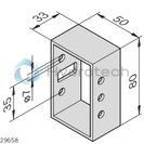 technical illustration-3842552177-Can be used for the implementation of EN&nbsp;1570-1, taking into consideration other measures for integration into products For mounting the pump on a profile or a table top Depending on the pump size, connection requires 3 countersunk screws (ISO&nbsp;10642, M6, 8.8) which are either 40&nbsp;mm long (pump for 2 lifting modules) or 70&nbsp;mm long (pump for 4 or 6 lifting modules)