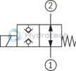 technical illustration-R901252718-2/2 directional poppet valve, direct operated with solenoid actuation