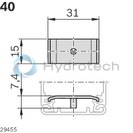technical illustration-3842552265-Cable holder 40