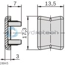 technical illustration-3842539340-Slide rail, narrow ESD