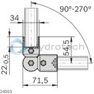 technical illustration-CONNECTOR-0°-90° connector