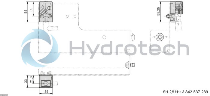 technical illustration-3842545533-Assembly kit for SH 2/U-H on ST 5/OC