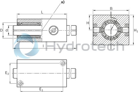 technical illustration-R109953088-Linear set (aluminum), DRT2-30-WV-2000, without seal