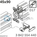 technical illustration-10.58-Longitudinal end connector 45x90