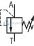 technical illustration-0811104126-Direct operated valves for limiting a system pressure Use as pilot control valve For subplate mounting and control panel design