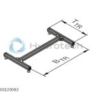 technical illustration-3842538409-Footrest Basic + attachment kit, ESD