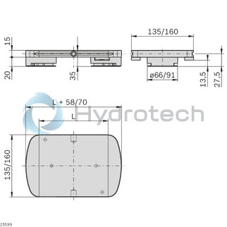 technical illustration-SLIDING PLATE-PE wear pad VFplus 65