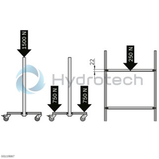technical illustration-3842518120-Material shuttle Logistics Economic 1 shelf ESD