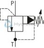 technical illustration-R978863482-For subplate mounting Porting pattern according to ISO&nbsp;6264-06-09 (NG10), ISO&nbsp;6264-08-13 (NG25) and ISO&nbsp;6264-10-17 (NG32) For threaded connection As screw-in cartridge valve (cartridge) 4 adjustment types for pressure adjustment, optionally<br>
• Rotary knob<br>
• Sleeve with hexagon and protective cap<br>
• Lockable rotary knob with scale<br>
• Rotary knob with scale 5 pressure ratings Corrosion-protected design
