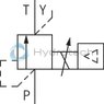 technical illustration-R901198613-Size 6, P → T, electrical with integrated electronics, 24 V DC