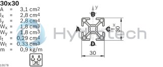 technical illustration-3842539894-Guide rail L = 2400