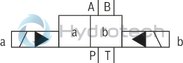 technical illustration-R978024207-Types of actuation (internal or external pilot control): Electro-hydraulic (type WEH) For subplate mounting Porting pattern according toISO&nbsp;4401 4/3-, 4/2- or 3/2-way version Spring or pressure centering, spring end position or hydraulic end position Wet-pin DC or AC solenoids, optional Electrical connection as individual or central connection Optional versions:<br>
- Manual override<br>
- Switching time adjustment<br>
- Preload valve in channel P of the main valve<br>
- Stroke setting and/or spool position monitoring
