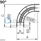 technical illustration-3842547126-Roller curve horizontal STS VFplus 160 180&deg;