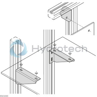 technical illustration-3842536119-Supporting bracket left, length 255