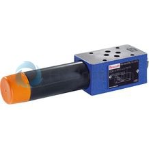 technical illustration-R900731949-Base element for ready-for-connection controls in vertical stacking design Compact hydraulic controls Common pump and tank line Separate actuator ports of the stations Measuring ports in the actuator lines Mounting of NG6 sandwich plates and valves Pressure relief valve type DBD in pressure line P Connection possibility of a pressure gauge in pressure line P