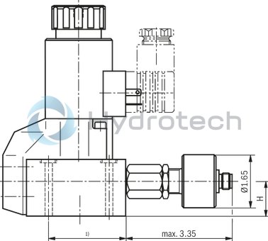 technical illustration-R900212093-2/2-, 3/2- or 4/2-way version Porting pattern according to DIN 24340 form A Porting pattern according to ISO&nbsp;4401-03-02-0-05 Air-gap DC solenoids with detachable coil Solenoid coil is rotatable by 90° The coil can be changed without having to open the pressure-tight chamber Electrical connection as individual connection Optional auxiliary operating device Inductive position switch and proximity sensors (contactless)
