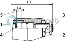 technical illustration-R978024207-Types of actuation (internal or external pilot control): Electro-hydraulic (type WEH) For subplate mounting Porting pattern according toISO&nbsp;4401 4/3-, 4/2- or 3/2-way version Spring or pressure centering, spring end position or hydraulic end position Wet-pin DC or AC solenoids, optional Electrical connection as individual or central connection Optional versions:<br>
- Manual override<br>
- Switching time adjustment<br>
- Preload valve in channel P of the main valve<br>
- Stroke setting and/or spool position monitoring
