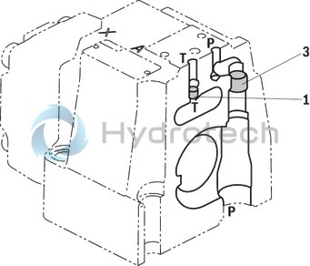 technical illustration-R978024207-Types of actuation (internal or external pilot control): Electro-hydraulic (type WEH) For subplate mounting Porting pattern according toISO&nbsp;4401 4/3-, 4/2- or 3/2-way version Spring or pressure centering, spring end position or hydraulic end position Wet-pin DC or AC solenoids, optional Electrical connection as individual or central connection Optional versions:<br>
- Manual override<br>
- Switching time adjustment<br>
- Preload valve in channel P of the main valve<br>
- Stroke setting and/or spool position monitoring
