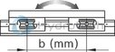 technical illustration-R190315210-The cam roller single bearing is characterized by the following product features: Format SKS, size 52, aluminum, accuracy economic, load class FN