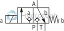 technical illustration-R900059158-Direct operated directional seat valve with solenoid actuation Porting pattern according to ISO&nbsp;4401-05-04-0-05 Blocked port is leak-free closed Reliable switching when under pressure over longer periods of standstill Air-gap DC solenoids with detachable coil (AC voltage possible by means of a rectifier) Solenoid coil is rotatable by 90&deg; Electrical connection as individual connection With concealed manual override, optional Inductive position switch (contactless), optional
