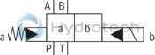 technical illustration-R978024207-Types of actuation (internal or external pilot control): Electro-hydraulic (type WEH) For subplate mounting Porting pattern according toISO&nbsp;4401 4/3-, 4/2- or 3/2-way version Spring or pressure centering, spring end position or hydraulic end position Wet-pin DC or AC solenoids, optional Electrical connection as individual or central connection Optional versions:<br>
- Manual override<br>
- Switching time adjustment<br>
- Preload valve in channel P of the main valve<br>
- Stroke setting and/or spool position monitoring
