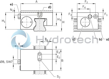 technical illustration-R161924274-Pneumatic clamping unit LCP, 25