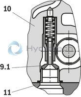 technical illustration-R978024207-Types of actuation (internal or external pilot control): Electro-hydraulic (type WEH) For subplate mounting Porting pattern according toISO&nbsp;4401 4/3-, 4/2- or 3/2-way version Spring or pressure centering, spring end position or hydraulic end position Wet-pin DC or AC solenoids, optional Electrical connection as individual or central connection Optional versions:<br>
- Manual override<br>
- Switching time adjustment<br>
- Preload valve in channel P of the main valve<br>
- Stroke setting and/or spool position monitoring
