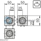 technical illustration-3842549876-Cubic connector 50/3 set (standard)