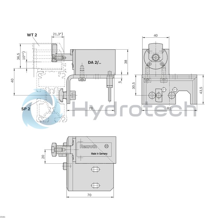 technical illustration-3842557983-DA 2/60 damper