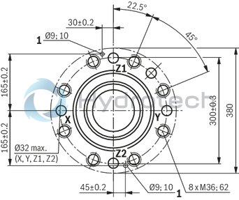 technical illustration-R901336219-Actively controllable 2/2 directional cartridge valve ("two-level active logics") Modular design, flexible circuit set-up Installation bore according to ISO&nbsp;7368 Energy efficiency due to flow-optimized geometry Leakage-free due to integrated shaft sealing Spool position monitoring &ldquo;closed&rdquo; and/or &ldquo;open&rdquo; or analog (can also be retrofitted) BG certification