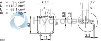 technical illustration-3842526673-Material chute 180x90 L3000