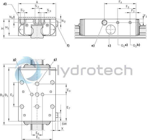 technical illustration-R161924051-Pneumatic braking unit UBPS, 25