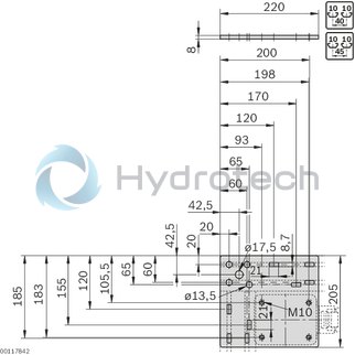 technical illustration-3842536738-Heavy duty wheel, trestle wheel, F3000