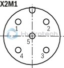technical illustration-R901486108-Size 16, symbol W6, electrical with integrated electronics, 24 V DC