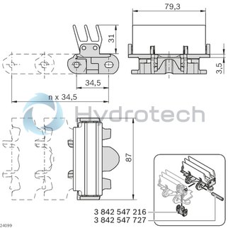 technical illustration-3842546087-Wedge chain VFplus 90 3L