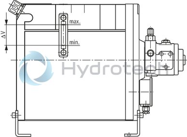 technical illustration-R904100644-100% duty cycle Compact design Low noise High cooling capacity Wide field of application Large number of variants Various mounting options Complete hydraulic control possible Ready for connection
