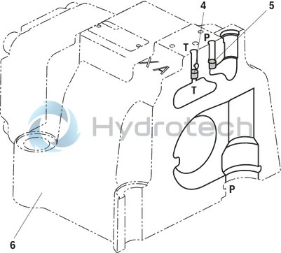 technical illustration-R901486108-Size 16, symbol W6, electrical with integrated electronics, 24 V DC