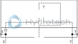 technical illustration-R900912680-Size 25, symbol WEA, hydraulically actuated